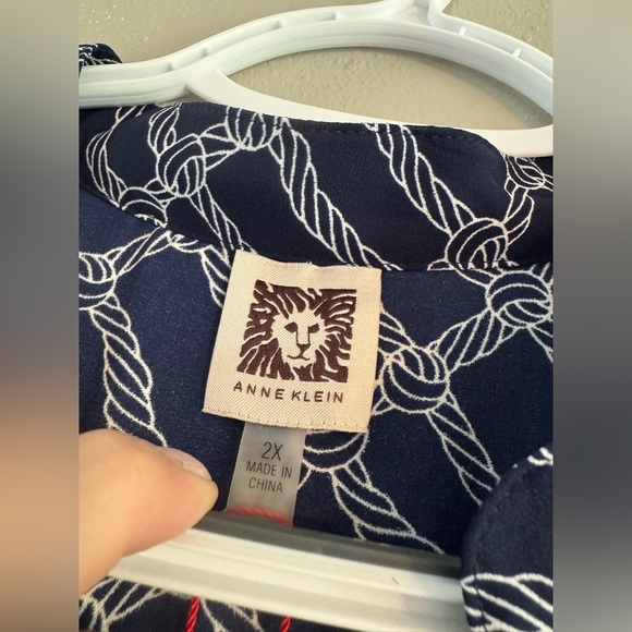 NWT Anne Klein Rope Print Midi Dress - Picture 6 of 10